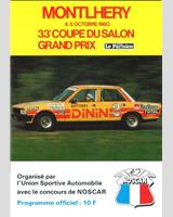 Programme Cover - National Montlhéry [Gr.4/Gr.5/Gr.6] 1980
