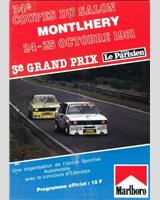 Programme Cover - National Montlhéry [Gr.5/Gr.6] 1981