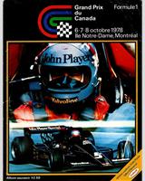 Programme Cover - GP Canada 1978
