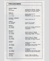 Schedule of Events - GP Italy 1974