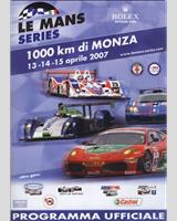 Programme Cover - Monza 1000 Kilometres 2007