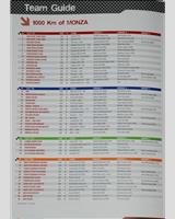 Entry List - Monza 1000 Kilometres 2008