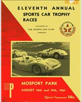 Programme Cover - SCCT Mosport 1961