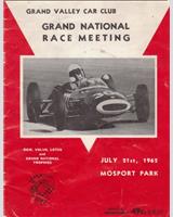 Programme Cover - GVCC Mosport 1962
