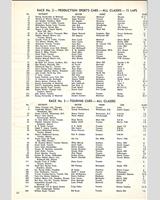 Entry List - GP Canada Mosport - Production Race 1962