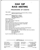 Schedule of Events - Preliminary Mosport [DP] 1963