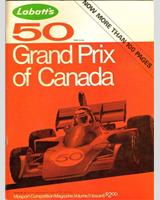 Programme Cover - GP Canada 1974