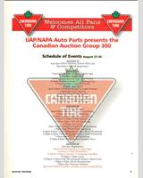 Schedule of Events - CDN GT Mosport 1998