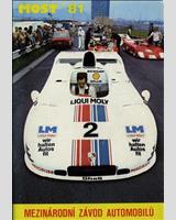 Programme Cover - Interserie Most 1981