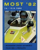 Programme Cover - Interserie Most 1982