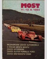 Programme Cover - Interserie Most 1984