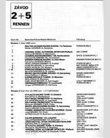 Entry List - Interserie Most 1990