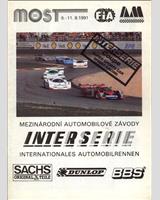 Programme Cover - Interserie Most 1991