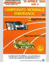 Programme Cover - Mugello 1000 Kilometres 1985