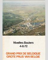 Programme Cover - GP Belgium 1972