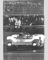 Programme Cover - Interserie Norisring 1970