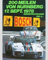 Programme Cover - DRM Norisring 1978