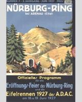 Programme Cover - Eifelrennen Nürburgring 1927