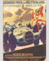 Programme Cover - German Grand Prix - Sports Cars 1938
