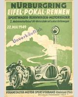 Programme Cover - Eifelrennen Nürburgring 1949