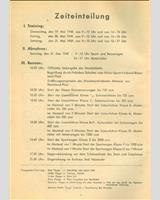 Schedule of Events - Eifelrennen Nürburgring 1949