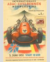 Programme Cover - Eifelrennen Nürburgring 1951