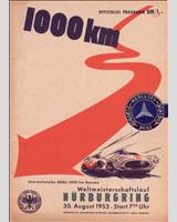 Programme Cover - Nürburgring 1000 Kilometres 1953