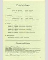 Schedule of Events - Eifelrennen Nürburgring 1957