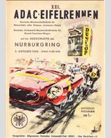 Programme Cover - Eifelrennen Nürburgring 1958