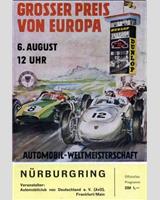 Programme Cover - Rheinland-Pfalz Preis Nürburgring 1961