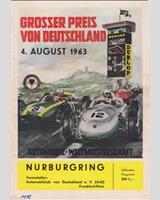 Programme Cover - Rheinland-Pfalz Preis Nürburgring 1963