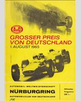 Programme Cover - Rheinland-Pfalz Preis Nürburgring 1965