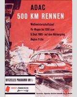 Programme Cover - Nürburgring 500 Kilometres 1965