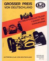 Programme Cover - Rheinland-Pfalz Preis Nürburgring 1966