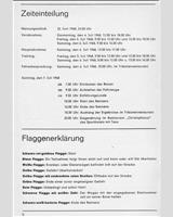 Schedule of Events - Nürburgring 6 Hours 1968