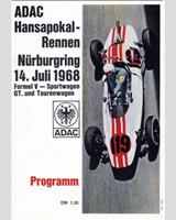 Programme Cover - Nürburgring Hansapokal [GT] 1968