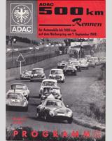 Programme Cover - Nürburgring 500 Kilometres 1968