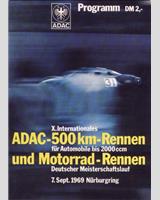 Programme Cover - Nürburgring 500 Kilometres 1969