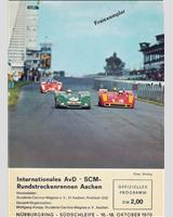 Programme Cover - DARM Nürburgring [GT/T+2.0] 1970