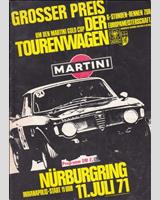 Programme Cover - 6 h Nürburgring 1971