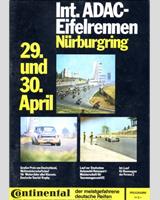 Programme Cover - DRM Nürburgring Eifelrennen 1972