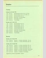 Schedule of Events - DRM Nürburgring Eifelrennen 1972