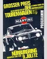 Programme Cover - Nürburgring 6 Hours 1972