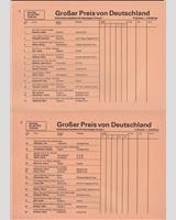 Entry List - GP Germany 1972