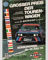 Programme Cover - GP Nürburgring 1975