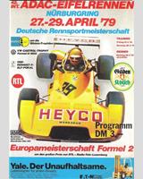 Programme Cover - DRM Nürburgring Eifelrennen 1979