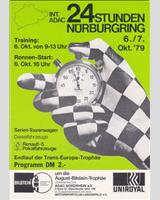 Programme Cover - Nürburgring 24 Hours 1979