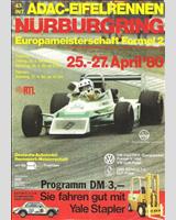 Programme Cover - DRM Nürburgring Eifelrennen 1980