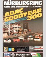 Programme Cover - Interserie Nürburgring 300 1981