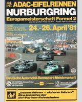 Programme Cover - DRM Nürburgring Eifelrennen 1981